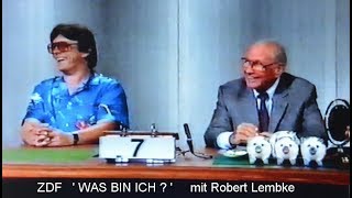 Was bin ich Robert Lembke und WW [upl. by Sproul]