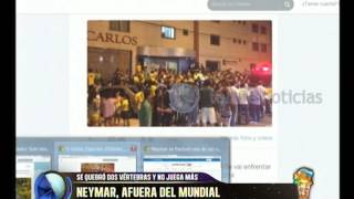 Neymar afuera del Mundial las repercusiones  Telefe Noticias [upl. by Imiaj]