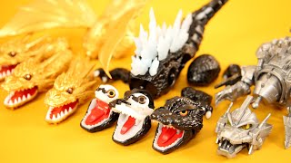 GODZILLA Toys New Model Kits KingGhidorah amp Kiryu Kai [upl. by Nnylf889]