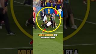 🚨 Morata injured by a security member and is doubtful for the final 😱 Euro2024 [upl. by Slrahc]