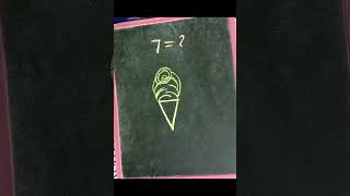 Chalkboard drawing for icecream [upl. by Belita]