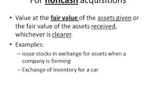 Non cash acquisition [upl. by Yhtorod]