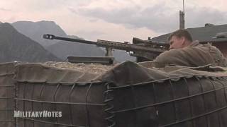 Hunting for Taliban  Barrett M107 50 BMG Rifle amp Mk211 RAUFOSS [upl. by Novar]