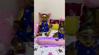 Vrindavan aate makhan misri ka bhog😂 krishnadevotee7 laddugopal radheradhe krishna vrindavan [upl. by Yhtak]