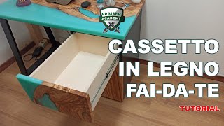 Come costruire CASSETTI IN LEGNO fai da te con la fresatrice  GUIDA TUTORIAL [upl. by Hsaka]