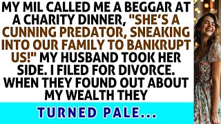 My MIL Called Me A Beggar At A Charity Dinner I Told The Whole Truth And Then I Filed For Div [upl. by Wiese]