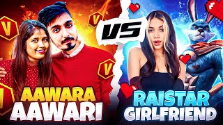 Raistar And Girlfriend Vs Aawara Aawari In Clash Squad 😍 But मजा आ गया 🤣  Free Fire MAX [upl. by Anitneuq969]