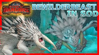 BEWILDERBEAST IN SOD  Bewilderbeast x Chimeragon Snoggletog Hybrid  School of Dragons Gameplay [upl. by Saffian790]