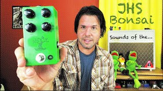 ALL the sounds of the JHS Bonsai Tube Screamer Pedal [upl. by Yhotmit]