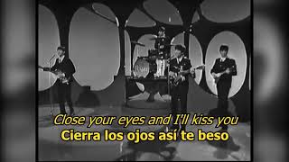 All my loving  The Beatles LYRICSLETRA Original Video [upl. by Ymarej]