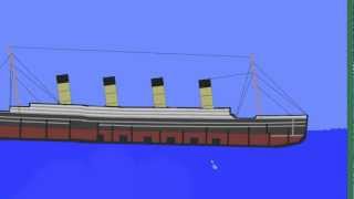 Titanic Physics mit Algodoo Updated Titanic Modell Preview [upl. by Aikar731]