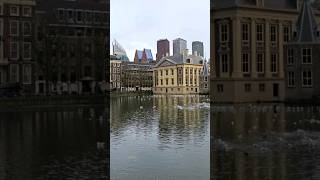 🇳🇱 The Hague Winter Netherlands  Den Haag Binnenhof shorts [upl. by Dougie873]