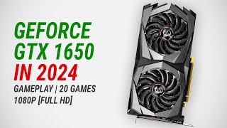 GeForce GTX 1650 in 2024  Ryzen 7 7800X3D Test in 20 games at 1080p [upl. by Nehtanoj588]