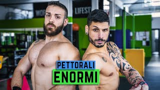 PETTORALI ENORMI IN 10 MINUTI  ALLENAMENTO A CORPO LIBERO [upl. by Brade938]