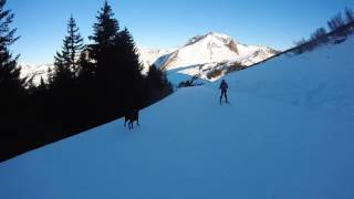 Morzine Les Gets Snow Report 26th March 2017 [upl. by Ergener]