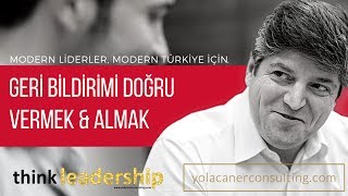 Geri Bildirimi Doğru Vermek ve Almak İçin Önerilerim 👍🏻 [upl. by Anilatak876]