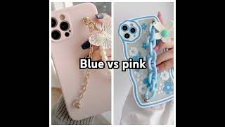 Blue vs pinkcolourchallenge🥵✅️trending trendingshorts colourchallenge youtubeshorts princess [upl. by Tuddor]