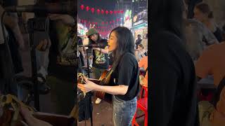 Pengemis CintaElla Cover Busking By Jovita Pearl jovitapearl viral fyp bukitbintang [upl. by Katuscha]