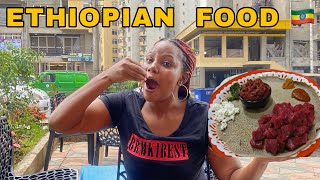 I ate RAW MEAT in Ethiopia Addis Ababa For The First Time [upl. by Tarton]