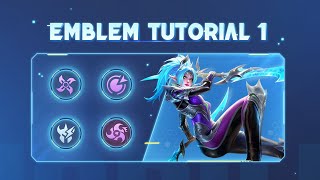 Emblem System 101  Mobile Legends Bang Bang [upl. by Vig]