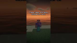 Life isnt infinite minecraft mentalhealth selfimprovement [upl. by Lewap]