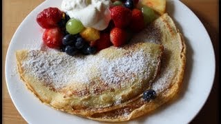 Pfannkuchen wenden und Rezept  Milbergs Kochzeit [upl. by Hauge]