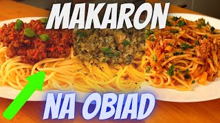 🍜SPAGHETTI BOLOGNESE Z PIECZARKAMI I TUŃCZYKIEM  3 SMACZNE PRZEPISY  Nutka Smaku [upl. by Adieren]