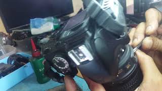 repair auto focus nikon lens 1855mm tanpa spare part [upl. by Skylar923]