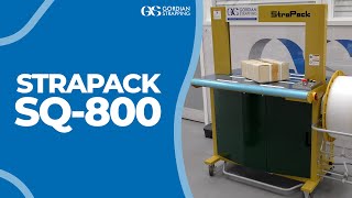 StraPack SQ800 Automatic Strapping Machine  Gordian Strapping [upl. by Tabby]