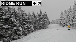 Killington VT  ◊🟦 Ridge Run 1824 4K [upl. by Neehsas]