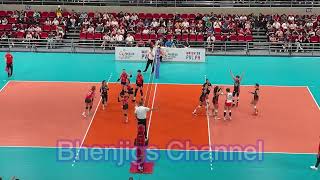 CHERY TIGGO CROSSOVERS VS CIGNAL HD SPIKERS SET 2 PREMIER VOLLEYBALL LEAGUE 2024 APRIL 11 2024 [upl. by Rebmetpes]