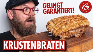 Krustenbraten mit krosser Schwarte 🐖🔥 Gelingt garantiert 🔴 [upl. by Roger]