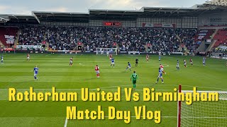 Rotherham United 02 Birmingham City Vlog  202425 [upl. by Gerardo508]