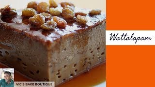 Wattalapam  Sri Lankan Recipes  Vics Bake Boutique [upl. by Llennoj]