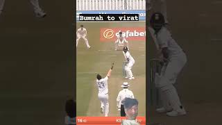 bumrah to virat kohliviratkohli jaspritbumrah testcricket khatarnak balar hai Bhai [upl. by Ivz]