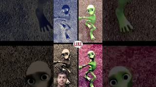 Dame Tu Cosita vs Green Alien vs Alien Dance shorts [upl. by Unhsiv711]