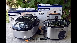 Slowcooker sau Multicooker de la HEINNER si un megaconcurs [upl. by Atilemrac950]