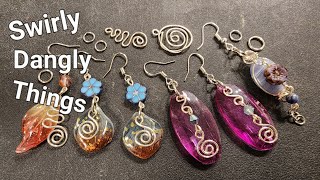 SWIRLY  DANGLY  EMBELLISHMENTS [upl. by Rimidalv360]