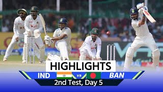 India vs Bangladesh Kanpur Test Highlights IND vs BAN 2nd Test RohitJaiswal  Highlights [upl. by Joann]