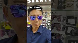 Frogskins Oakley Sunglasses polish clear with prizm mirror lens [upl. by Cthrine]