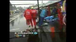 Schumacher angry at Coultard [upl. by Salman]