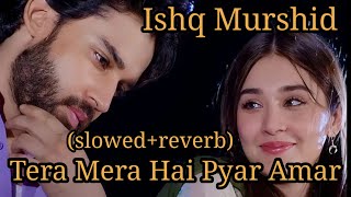 Tera Mera Hai Pyar Amar slowedreverb lofi  Ishq Murshid  Ahmad Jahanzeb  Slowed Reverb songs [upl. by Wilfred]