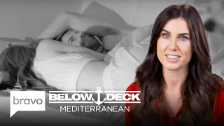 Natalya Scudder Joins Luka Brunton Under the Covers  Below Deck Mediterranean S8 E6  Bravo [upl. by Eppie]