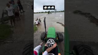 John Deere tractor 🚜🌧️youtubeshorts johndeere5050d johndere trendingshorts viralshorts shorts [upl. by Eirahcaz]