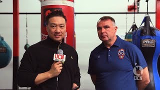 Egis Klimas Interview at Kovalev Media Workout  UCN EXCLUSIVE [upl. by Judi]