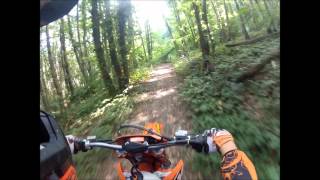 GoPro HD2 ktm 125 exc factory 2011 [upl. by Aifas]