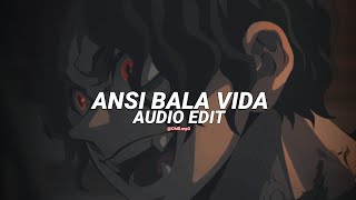 Ansi Bala Vida  Indila edit audio [upl. by Eilraep868]