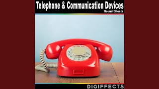 Dial Telephone with Push Buttons Pick up Dial Rings And Replace [upl. by Johnny]