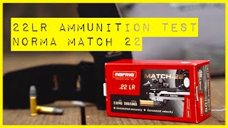 22 LR Ammunition Testing Norma Match22 [upl. by Rekoob]