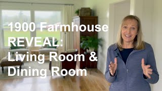 1900 Farmhouse Renovation Reveal Living amp Dining Room  AnOregonCottagecom [upl. by Grose]